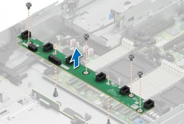 Bo mạch Dell PowerEdge R750xs R760xs R550 Fan Backplane Board